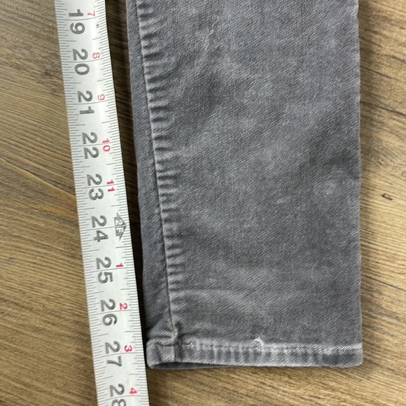 GAP Women’s High Rise Grey Velvet True Skinny Pants, size 26 - Picture 7 of 10